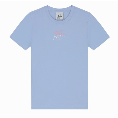 Malelions Junior Girls Kiki T-Shirt Vista Blue/Light Pink