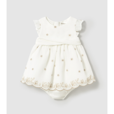 Mayoral Dress Offwhite