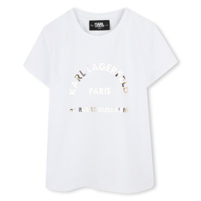 Karl Lagerfeld t-shirt wit 