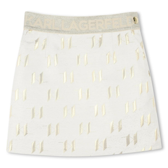 Karl Lagerfeld rok met gouden print
