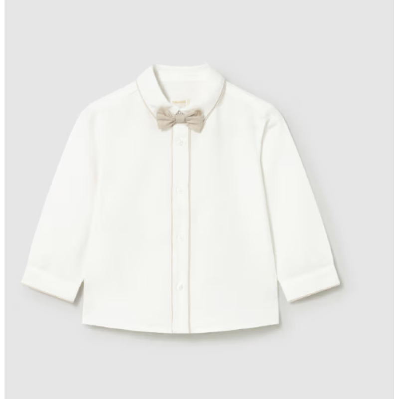 Mayoral linnen blouse met strik