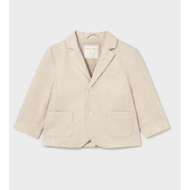 Mayoral blazer linnen beige