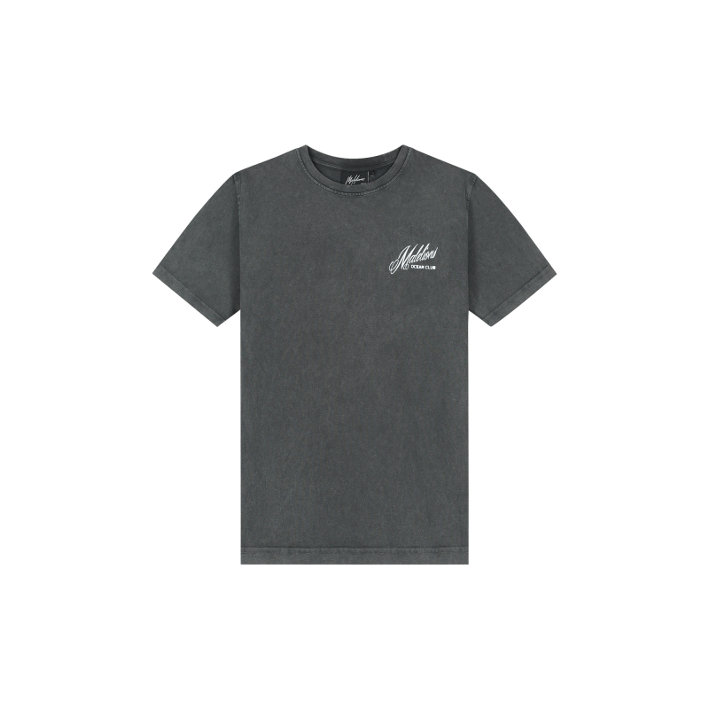 Malelions Junior Relaxed Yacht T-Shirt Acid Wash