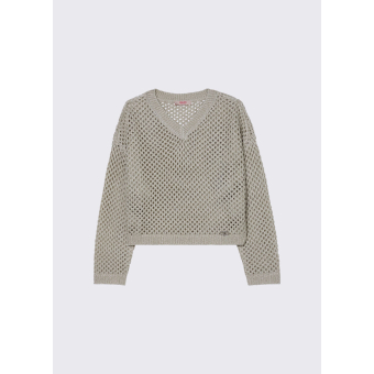 Liu.Jo V-hals mesh-trui