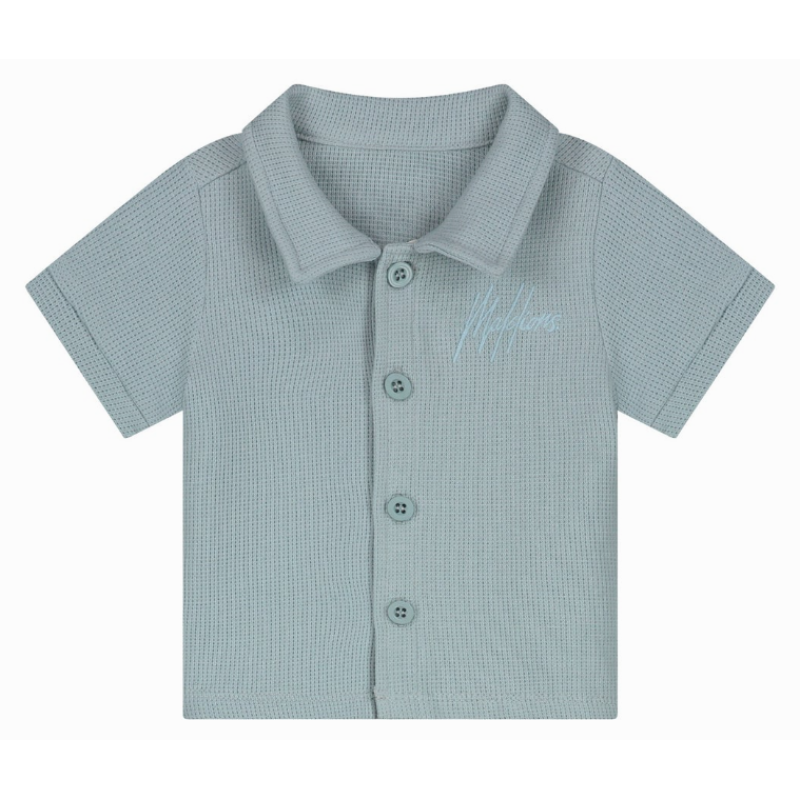 Malelions Baby Waffle Shirt Dusty Green