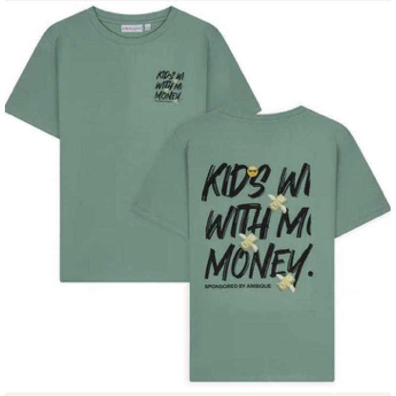 AMBIQUE T-Shirt MASON Light Green
