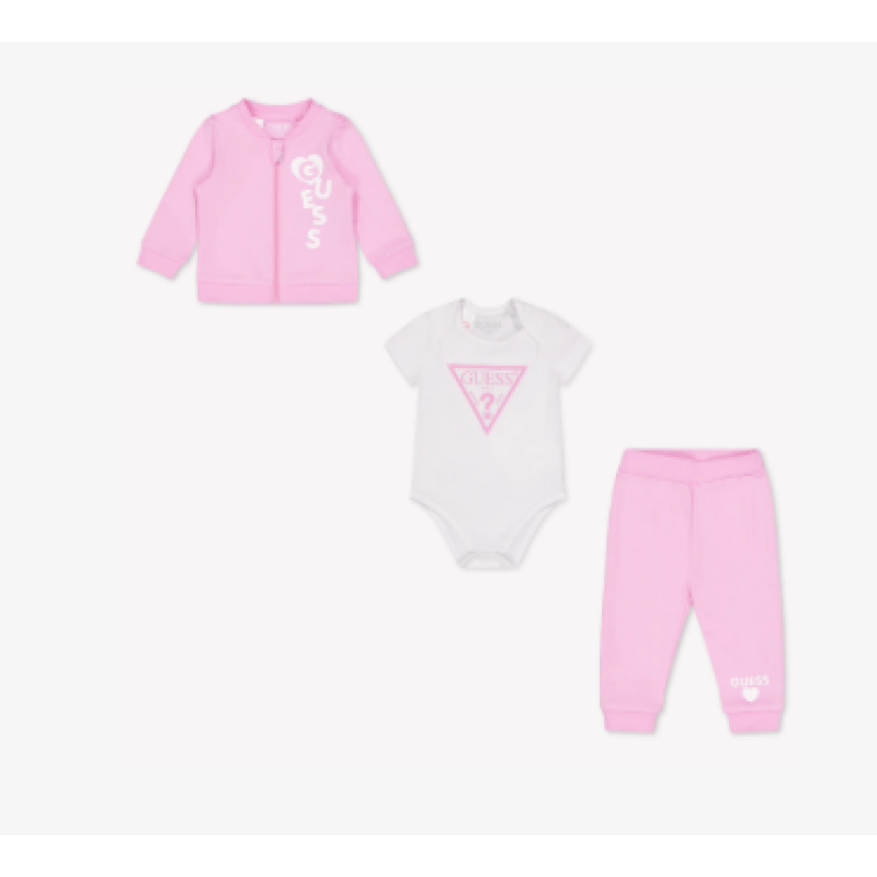 Guess 3-delig setje pink