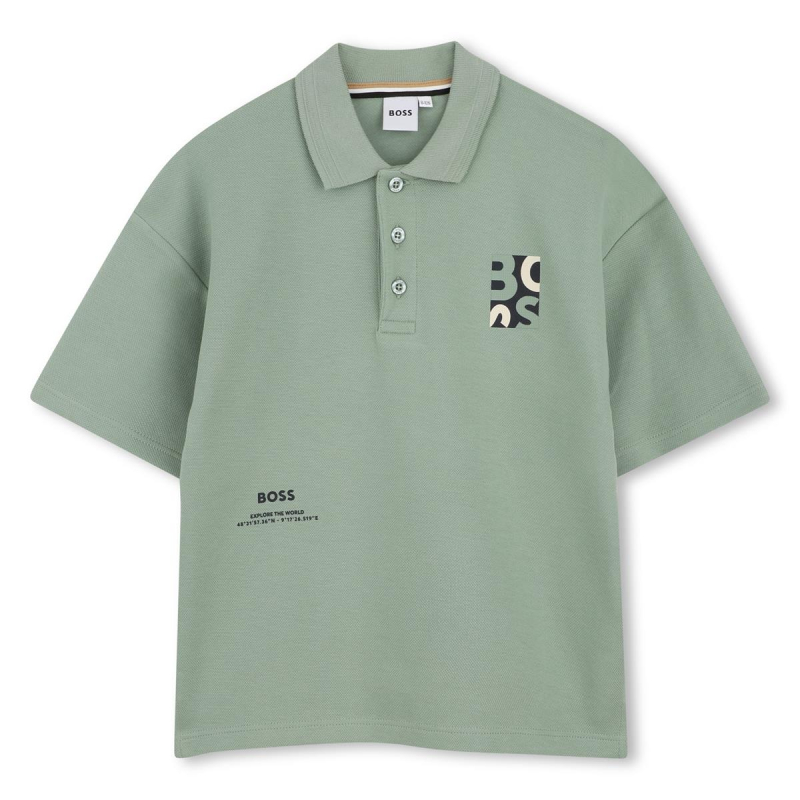 Boss Polo Green