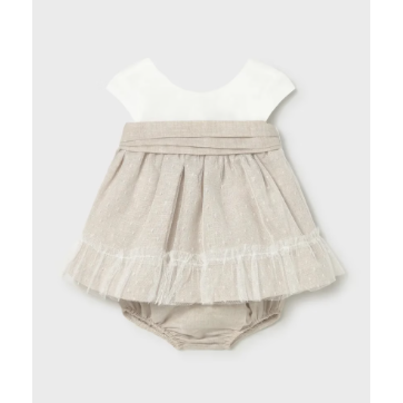 Mayoral Dress Babygirl Trigo