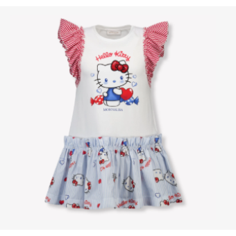 Monnalisa jurk Hello Kitty