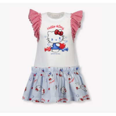Monnalisa jurk Hello Kitty