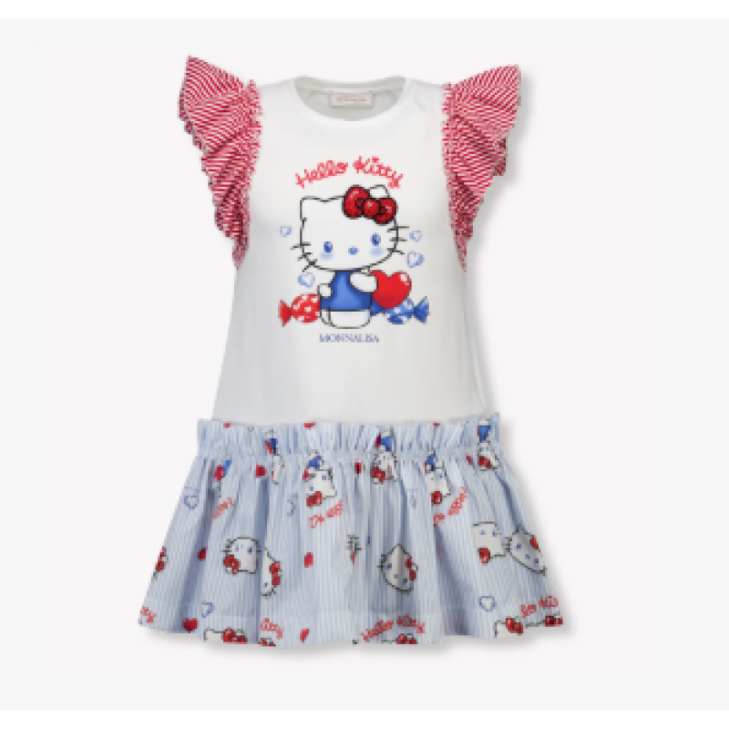 Monnalisa jurk Hello Kitty