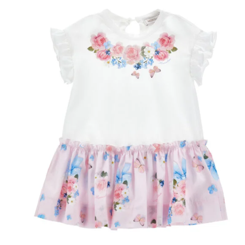 Monnalisa jurkje bloemen 