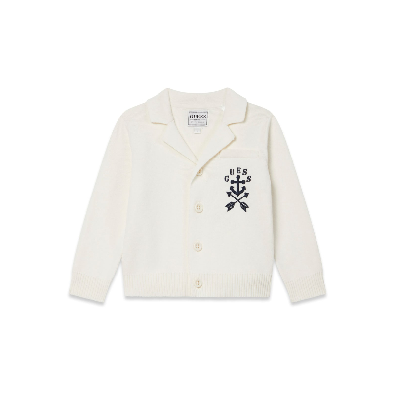 Guess Knit Vestje Ivoor