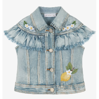 Monnalisa jeansjasje Tinkerbell