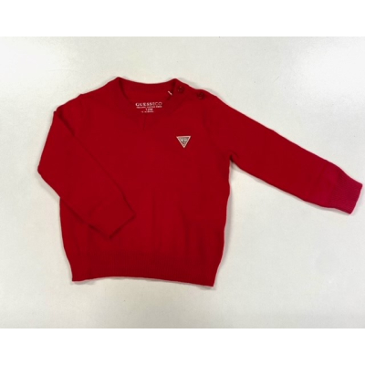 Guess sweater red