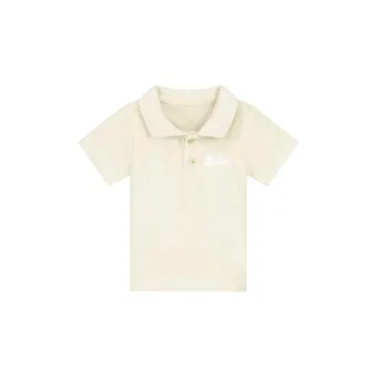 Malelions Baby Terry Polo Beige