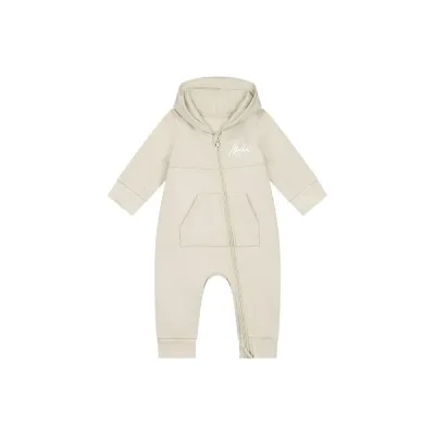 Malelions Baby Signature Tracksuit Beige