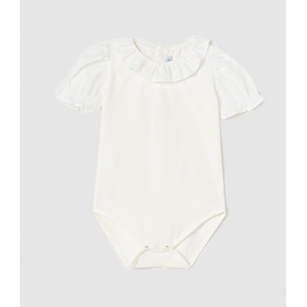 Mayoral Romper met kraagje Offwhite